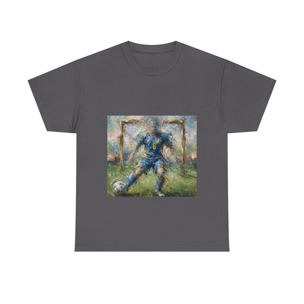 Soccer Player Impressionist Art Tee
