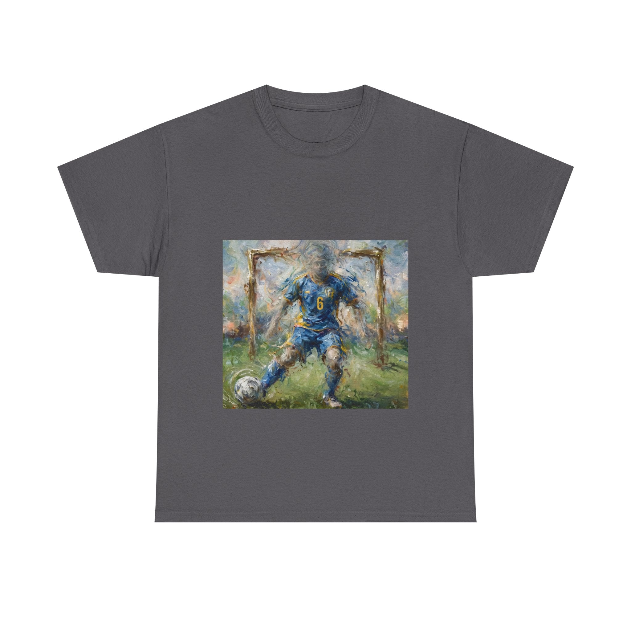 Soccer Player Impressionist Art Tee