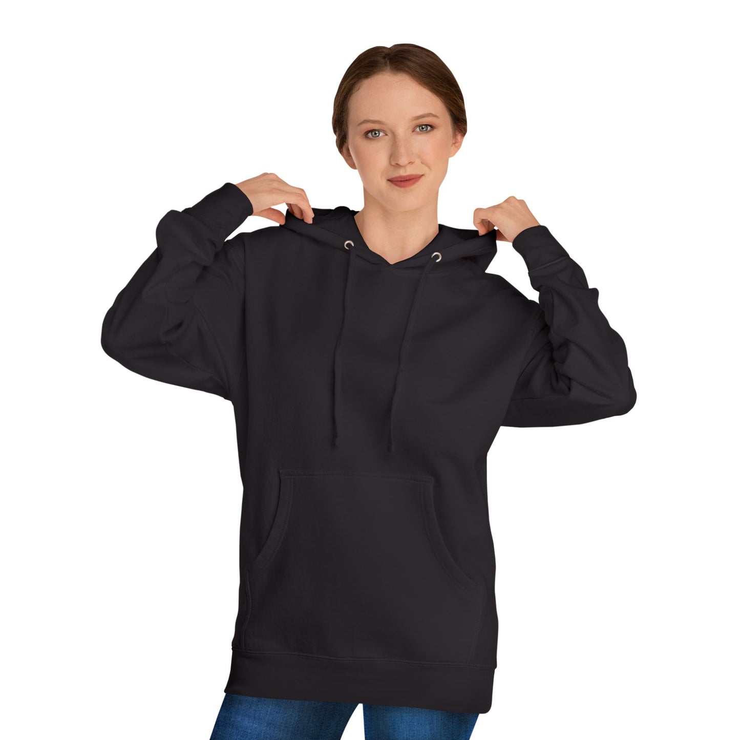 Retro Neon Sunset Hoodie — Vaporwave Cityscape Back Print