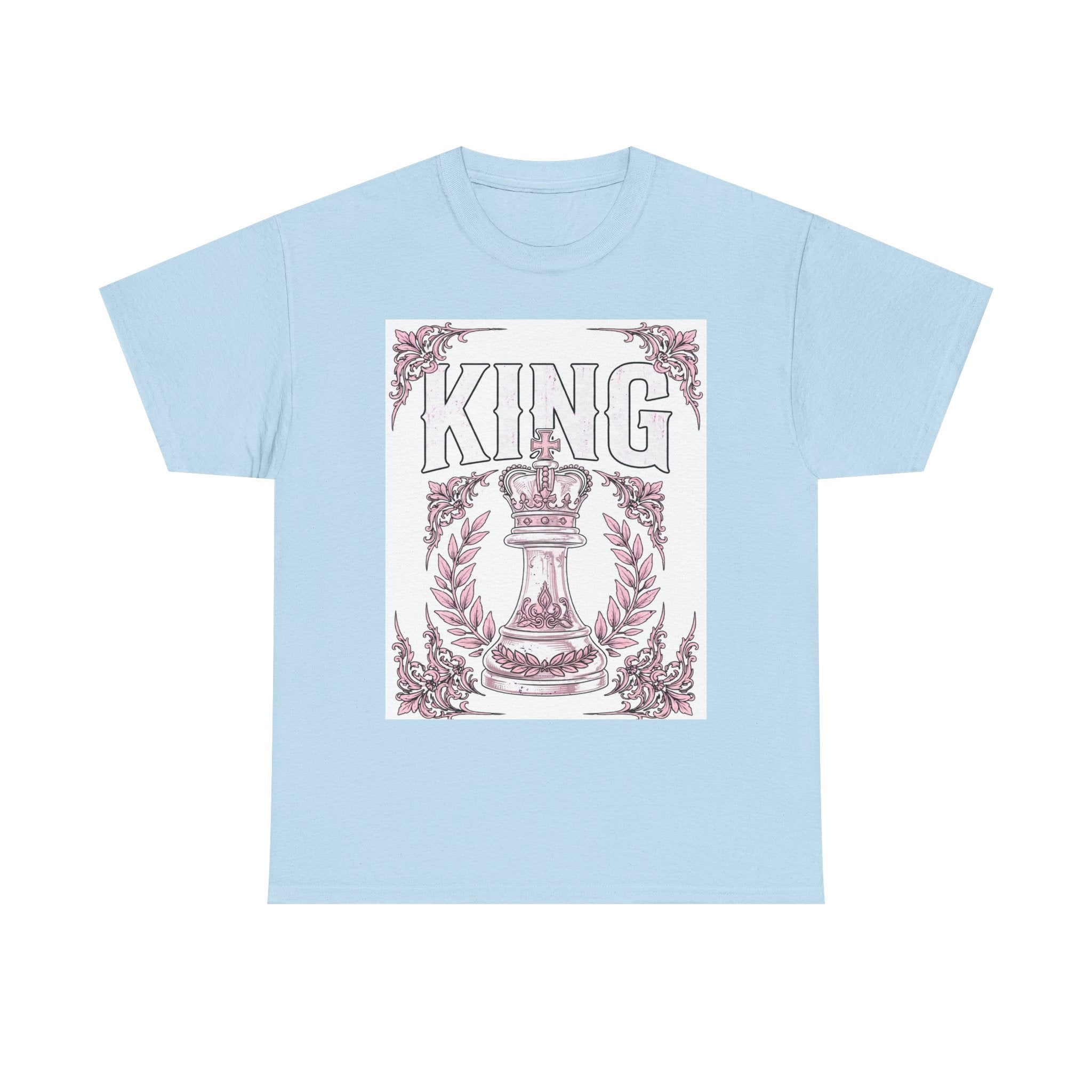 King Chess Piece T‑Shirt — Vintage Crowned King Graphic Tee