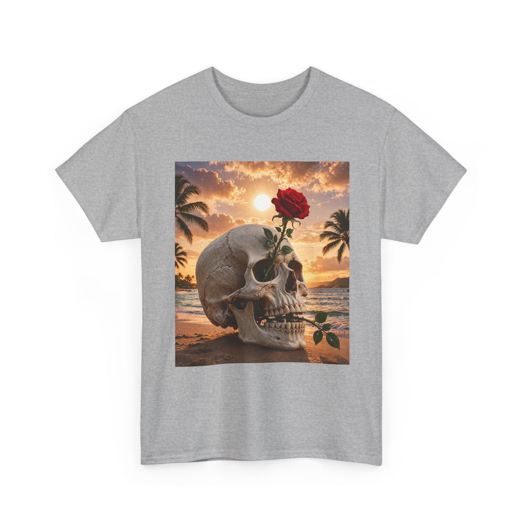 Skull & Rose Beach T-Shirt
