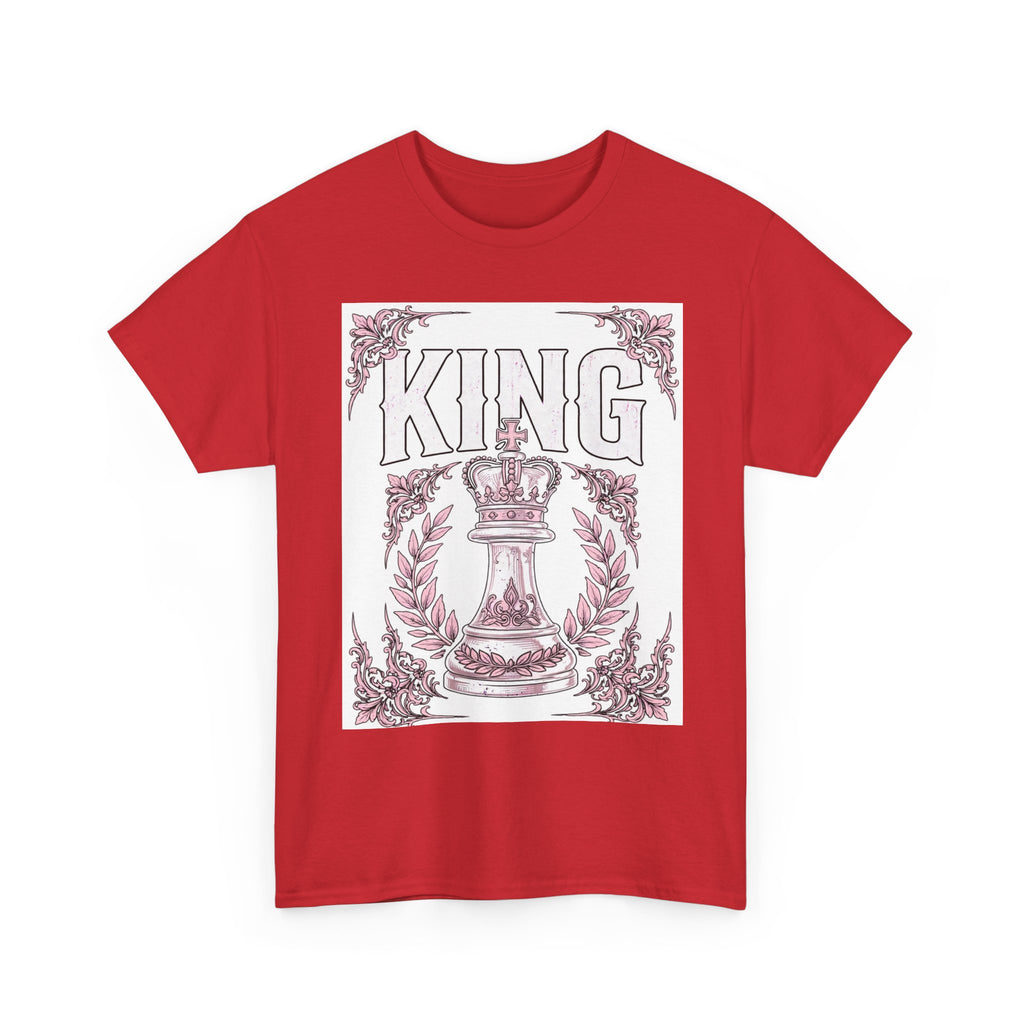 King Chess Piece T‑Shirt — Vintage Crowned King Graphic Tee