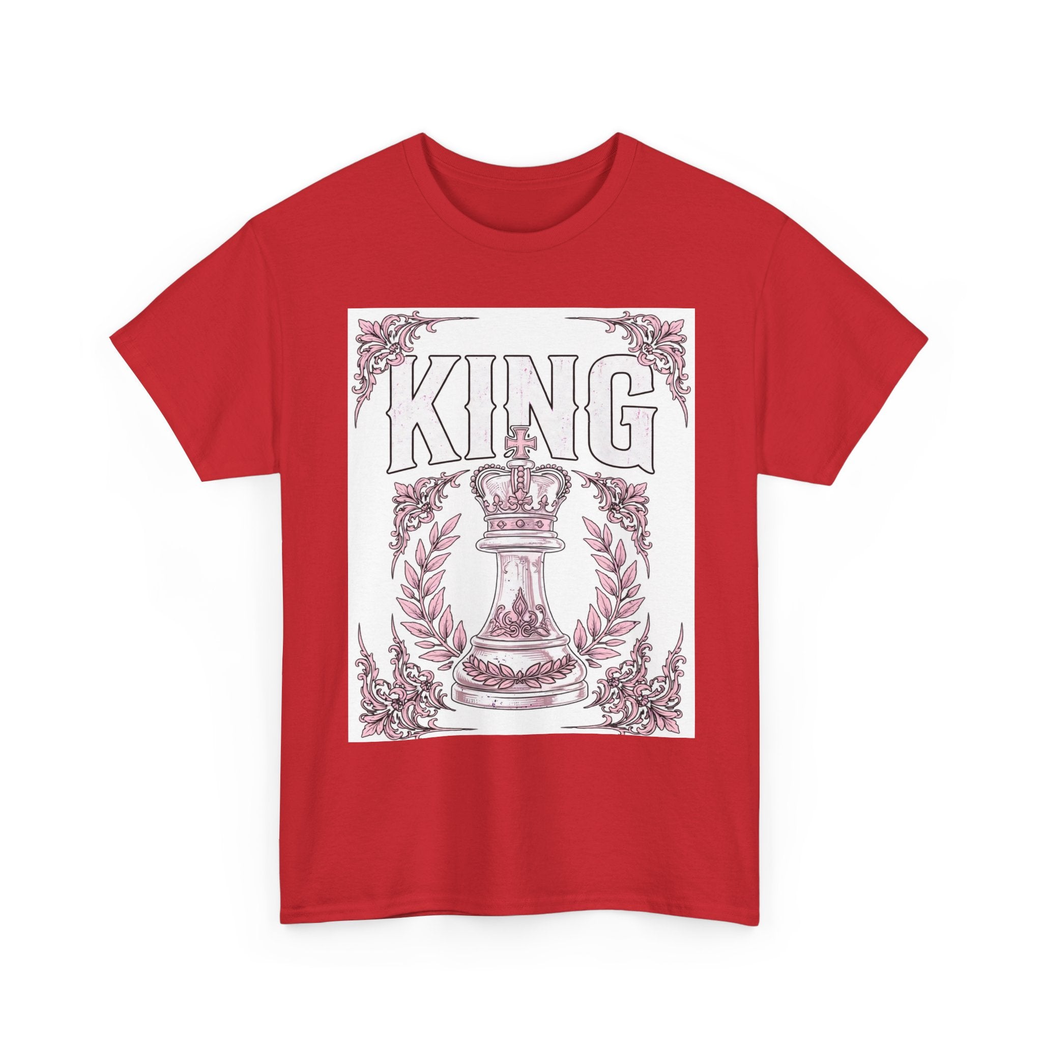 King Chess Piece T‑Shirt — Vintage Crowned King Graphic Tee
