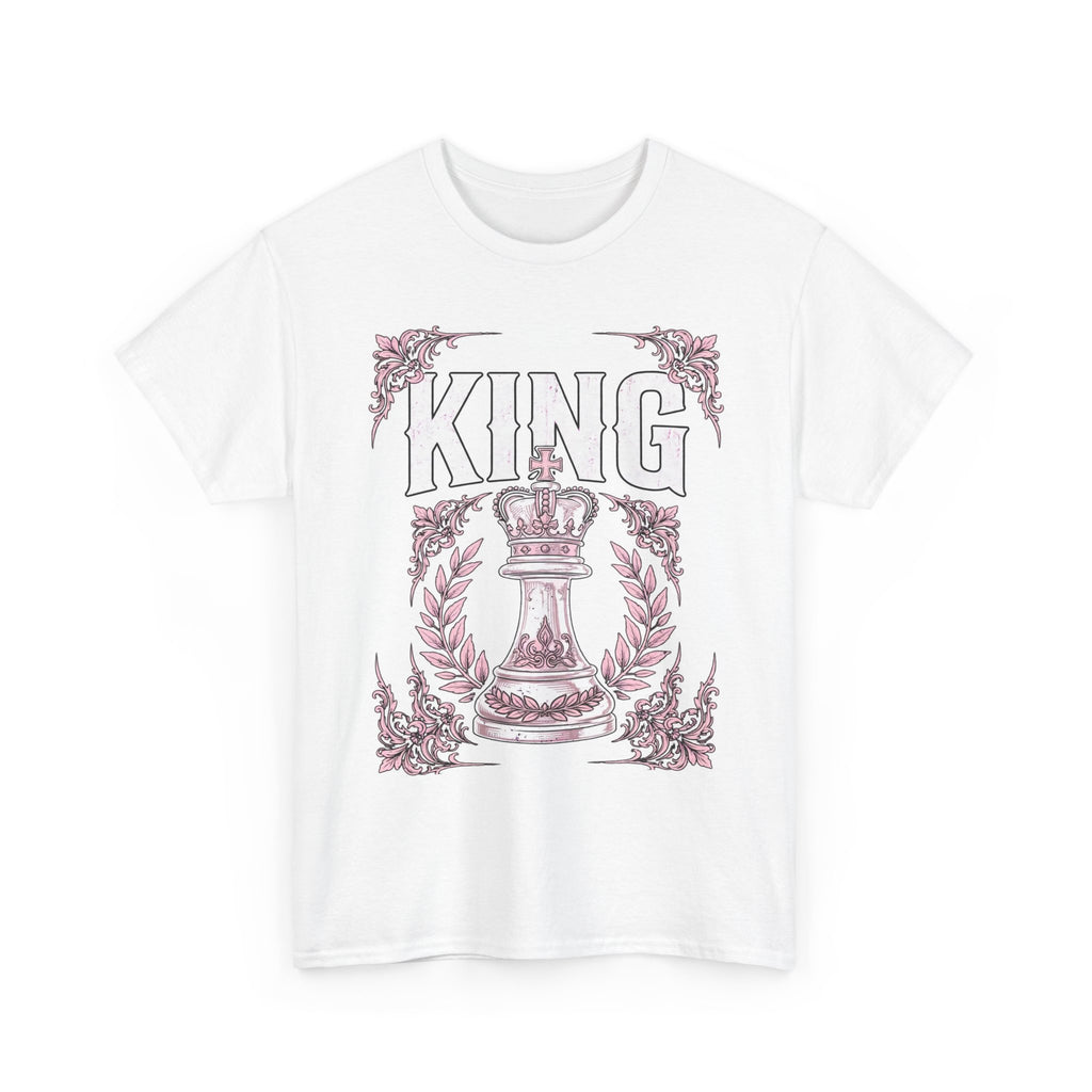King Chess Piece T‑Shirt — Vintage Crowned King Graphic Tee