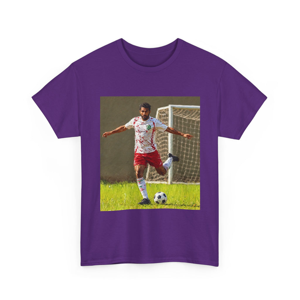 Soccer Player Photo Tee — Kickoff Goal Soccer T‑Shirt