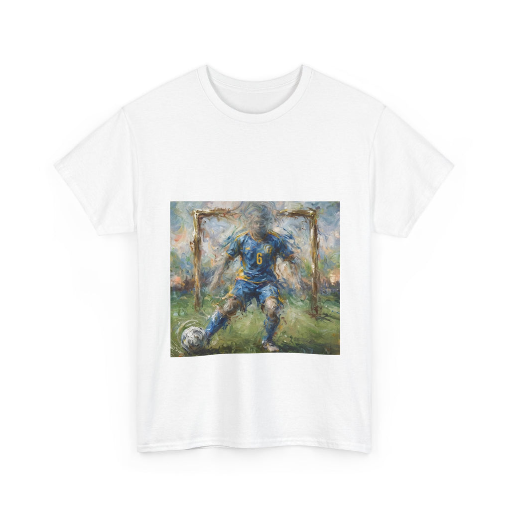 Soccer Player Impressionist Art Tee