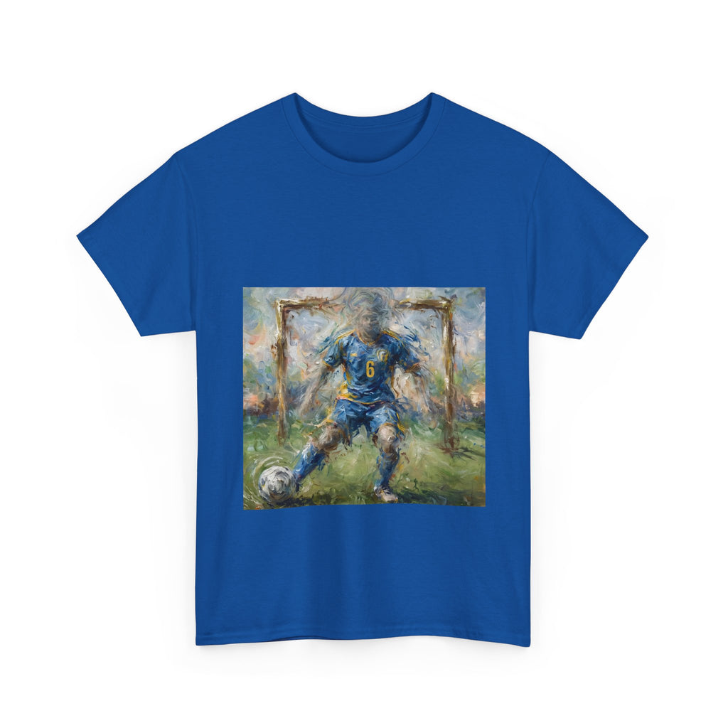 Soccer Player Impressionist Art Tee