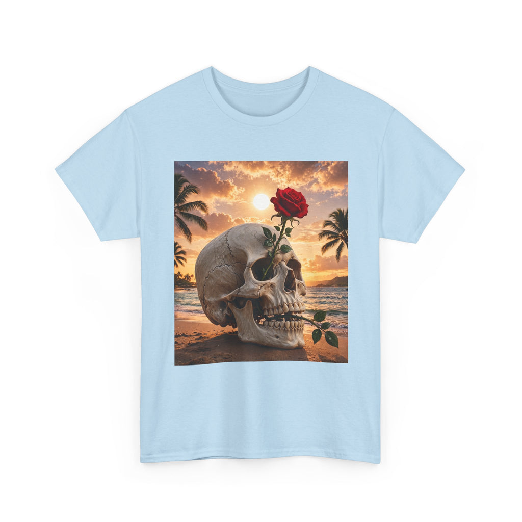 Skull & Rose Beach T-Shirt