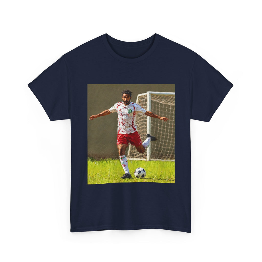 Soccer Player Photo Tee — Kickoff Goal Soccer T‑Shirt