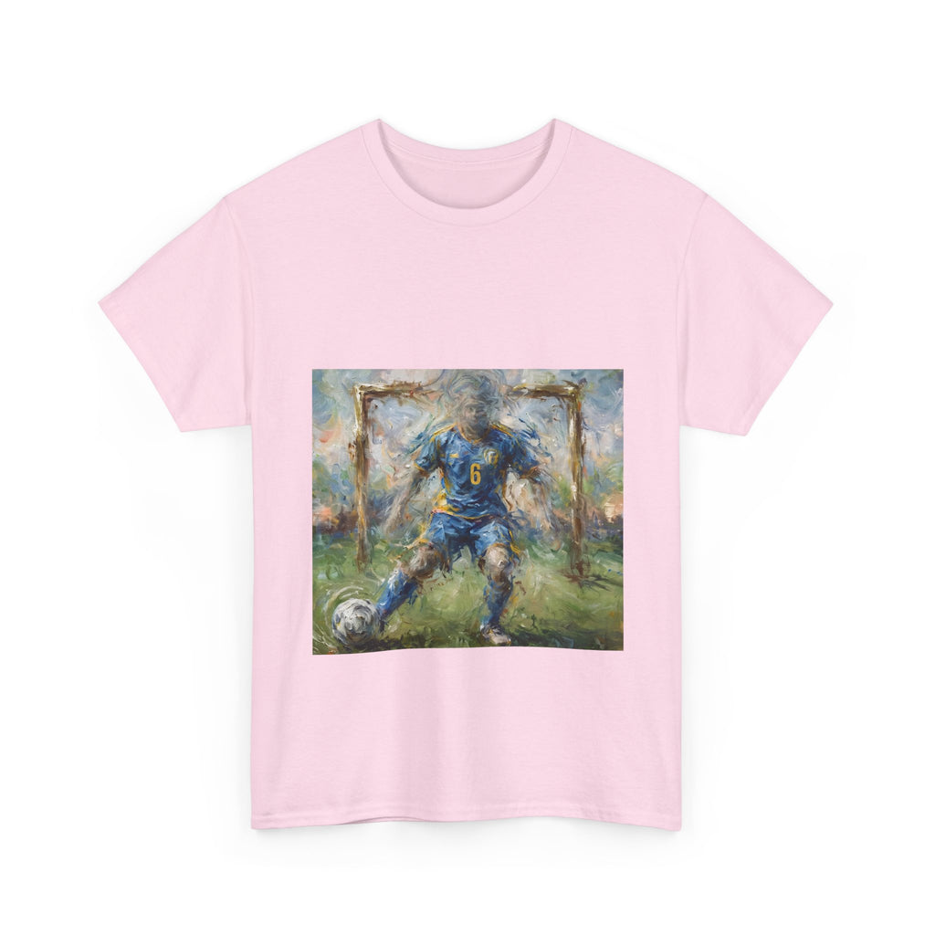 Soccer Player Impressionist Art Tee