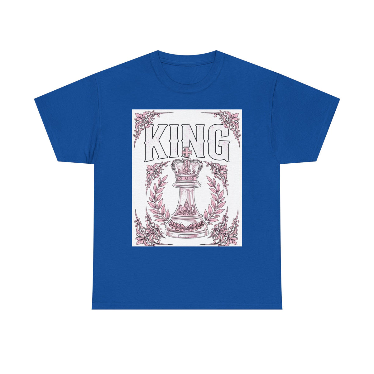 King Chess Piece T‑Shirt — Vintage Crowned King Graphic Tee