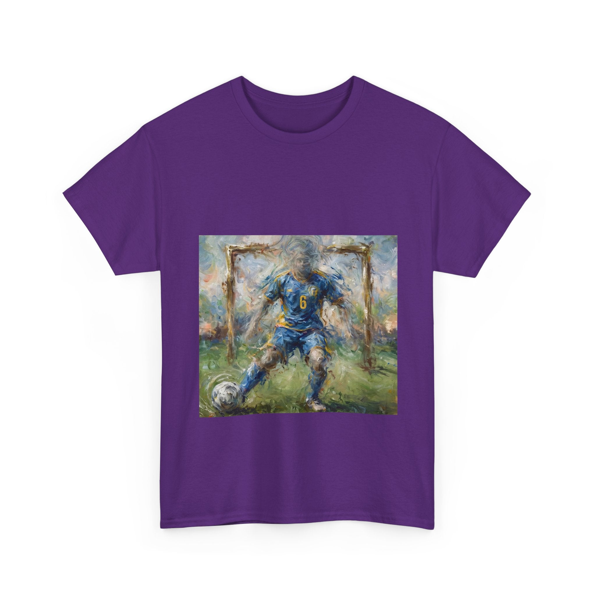 Soccer Player Impressionist Art Tee