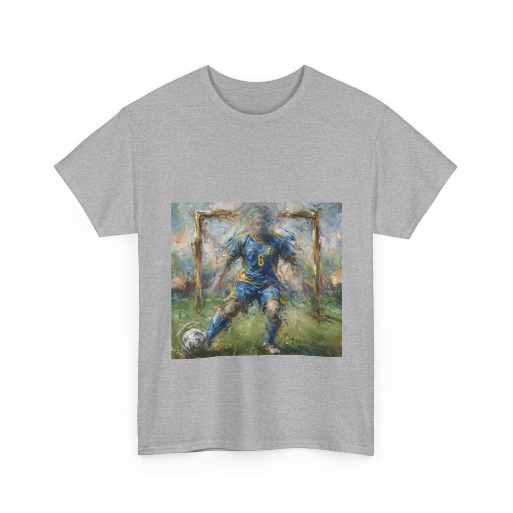 Soccer Player Impressionist Art Tee