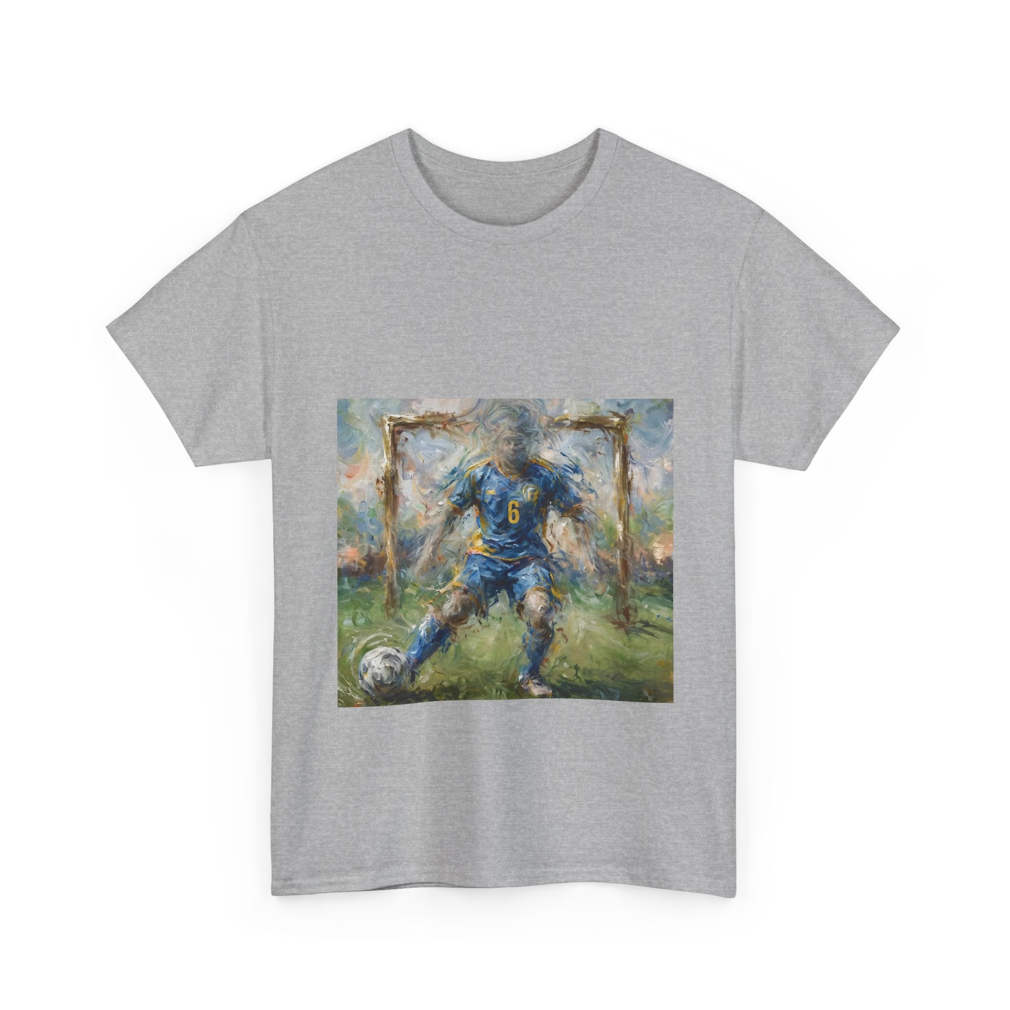 Soccer Player Impressionist Art Tee