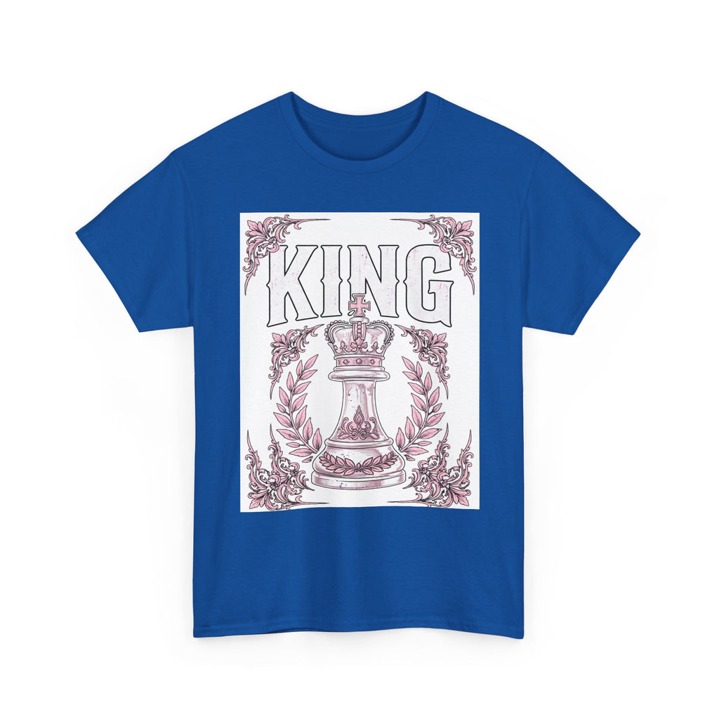 King Chess Piece T‑Shirt — Vintage Crowned King Graphic Tee