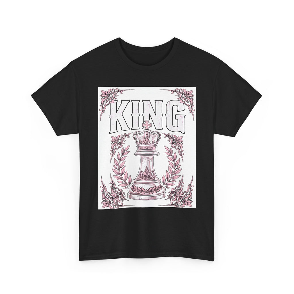 King Chess Piece T‑Shirt — Vintage Crowned King Graphic Tee
