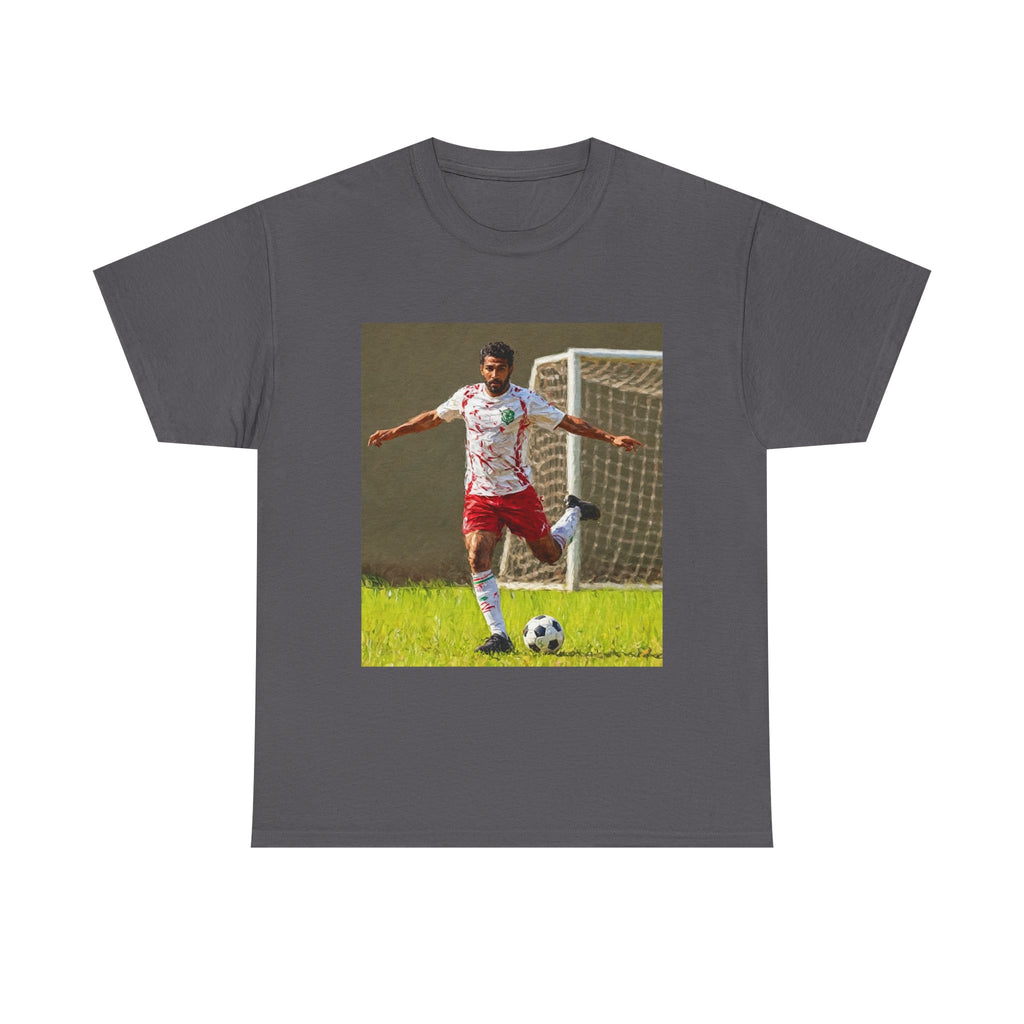 Soccer Player Photo Tee — Kickoff Goal Soccer T‑Shirt