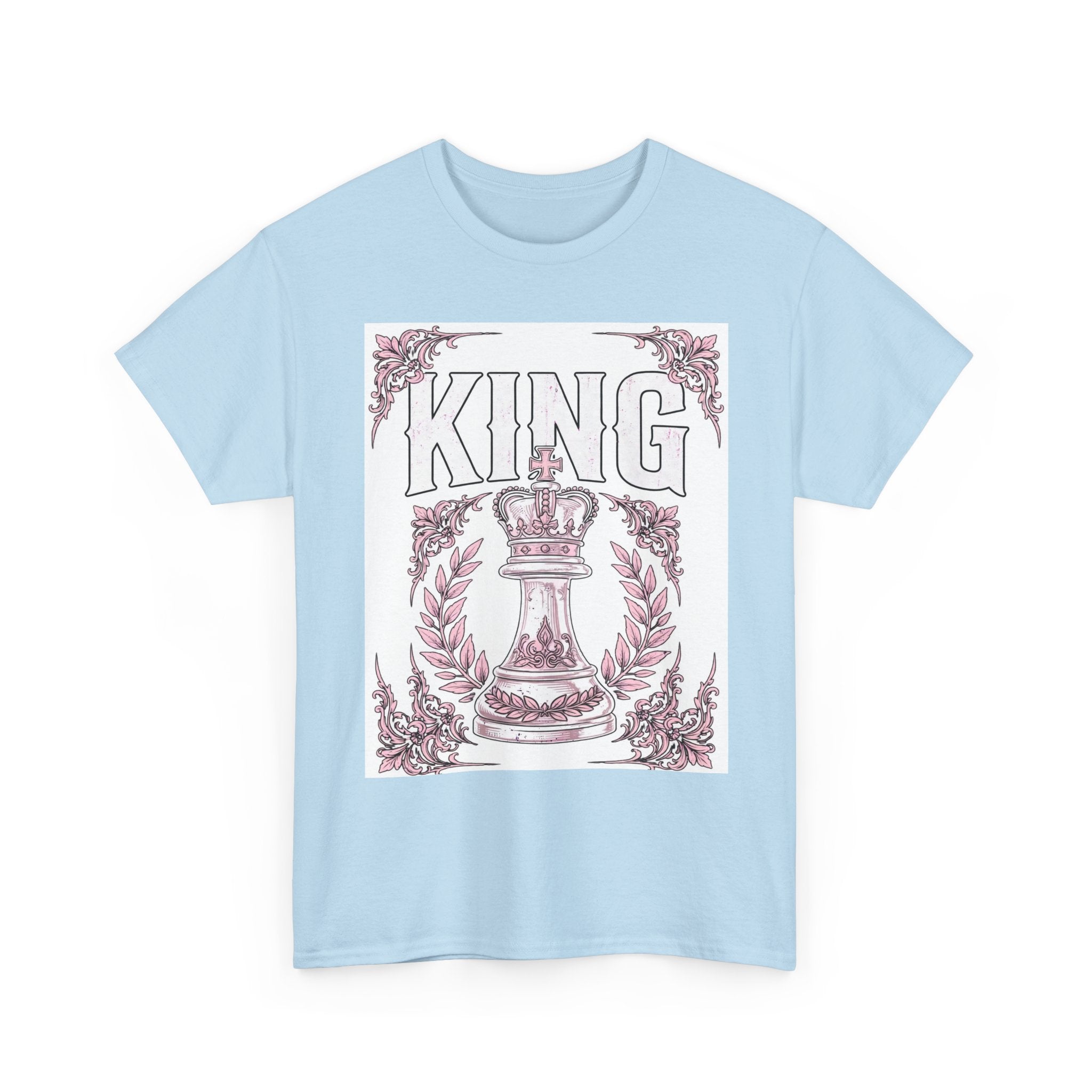 King Chess Piece T‑Shirt — Vintage Crowned King Graphic Tee