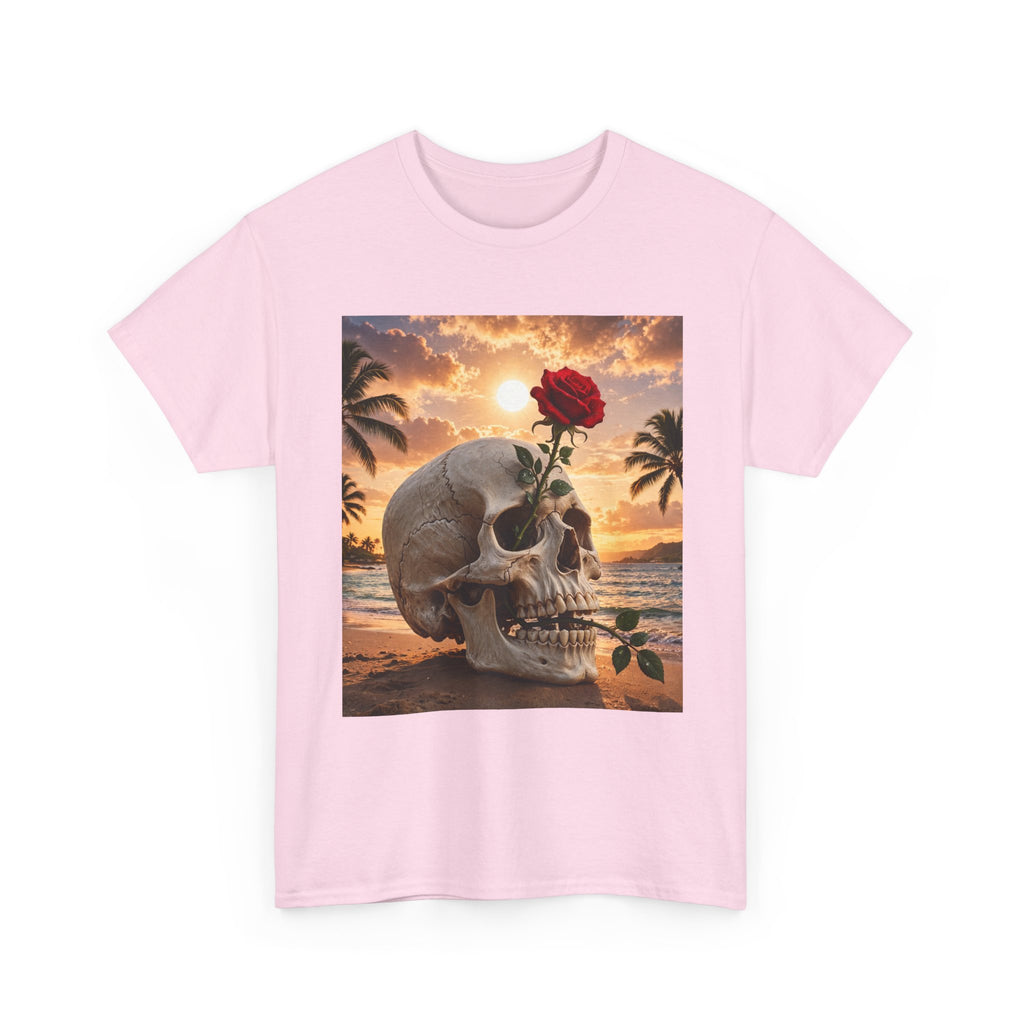 Skull & Rose Beach T-Shirt