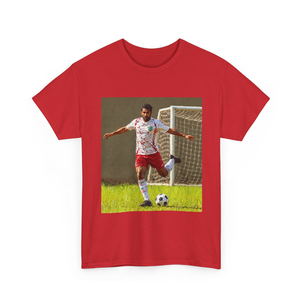 Soccer Player Photo Tee — Kickoff Goal Soccer T‑Shirt