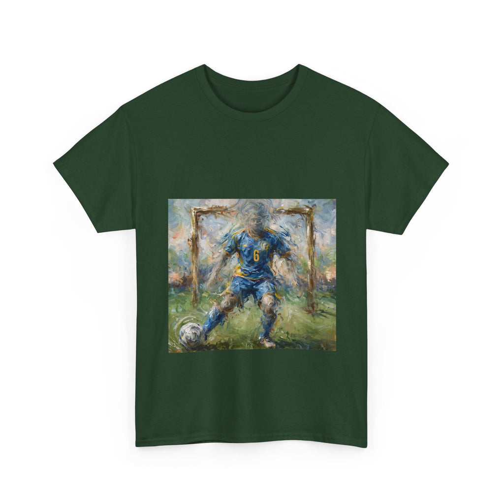 Soccer Player Impressionist Art Tee