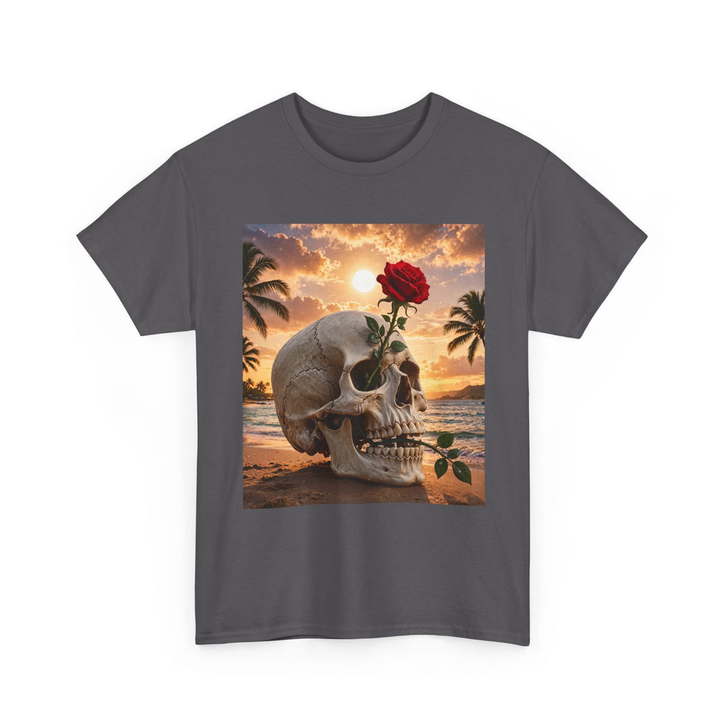 Skull & Rose Beach T-Shirt