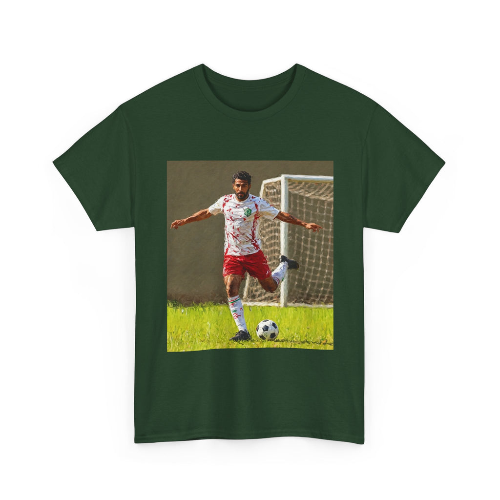 Soccer Player Photo Tee — Kickoff Goal Soccer T‑Shirt