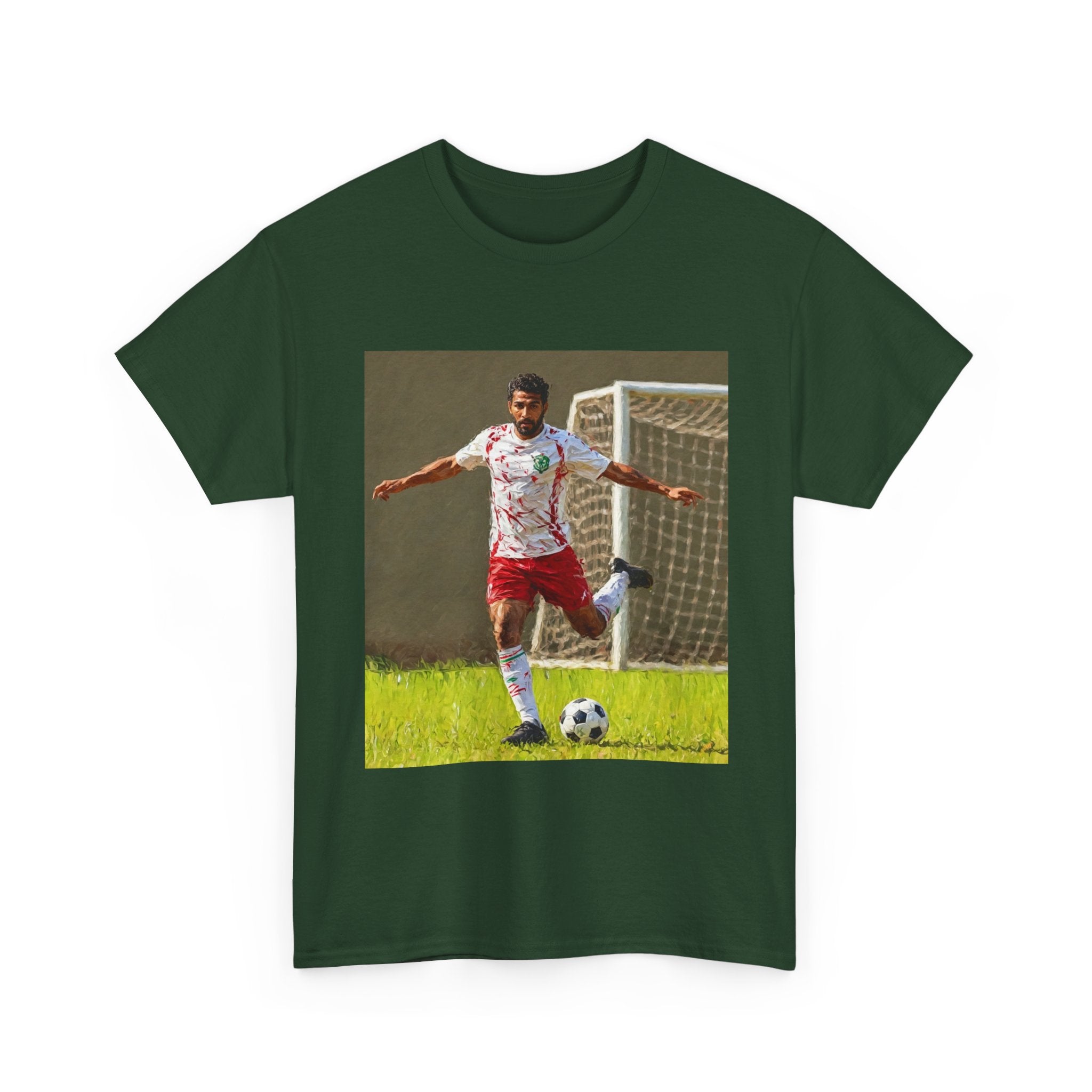 Soccer Player Photo Tee — Kickoff Goal Soccer T‑Shirt