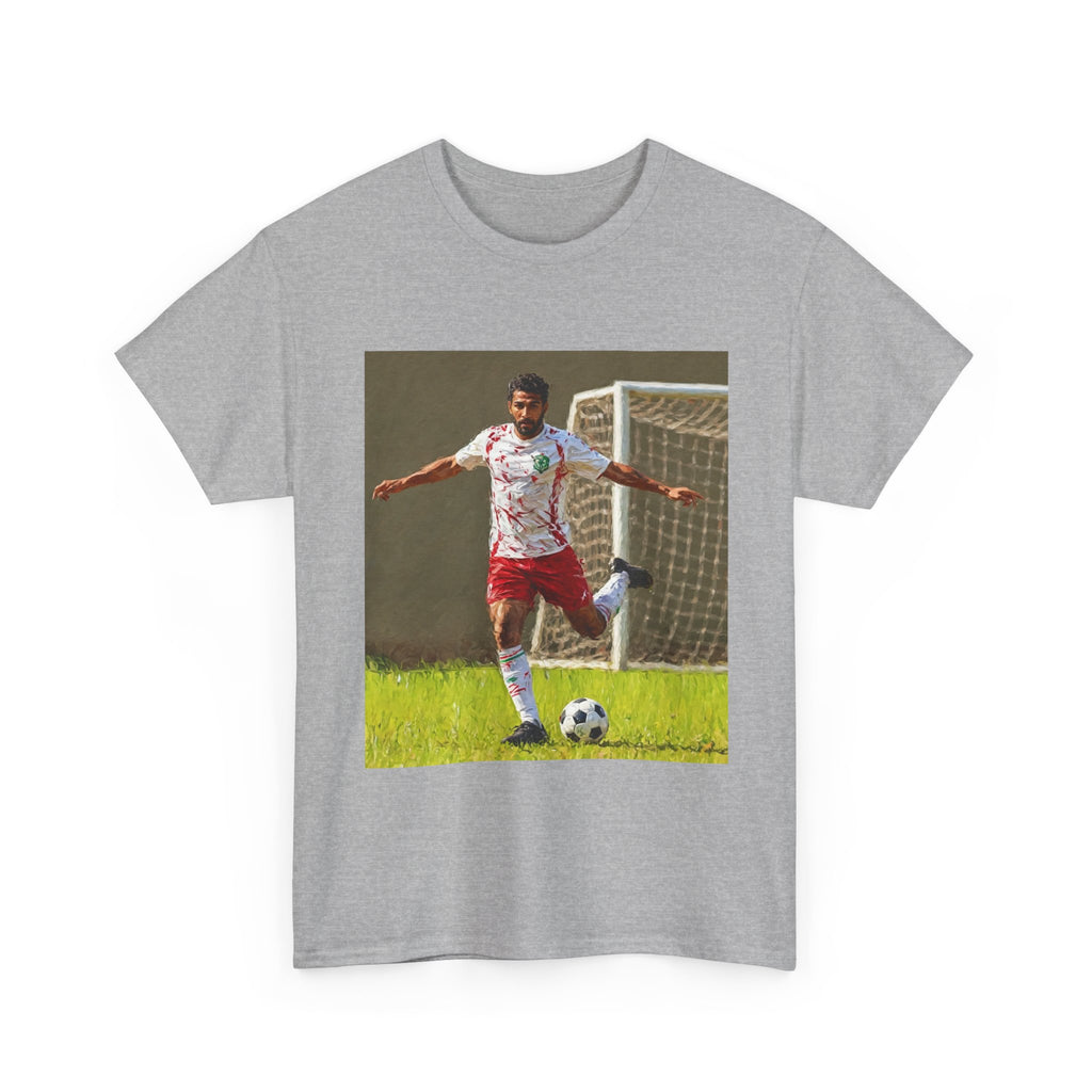 Soccer Player Photo Tee — Kickoff Goal Soccer T‑Shirt