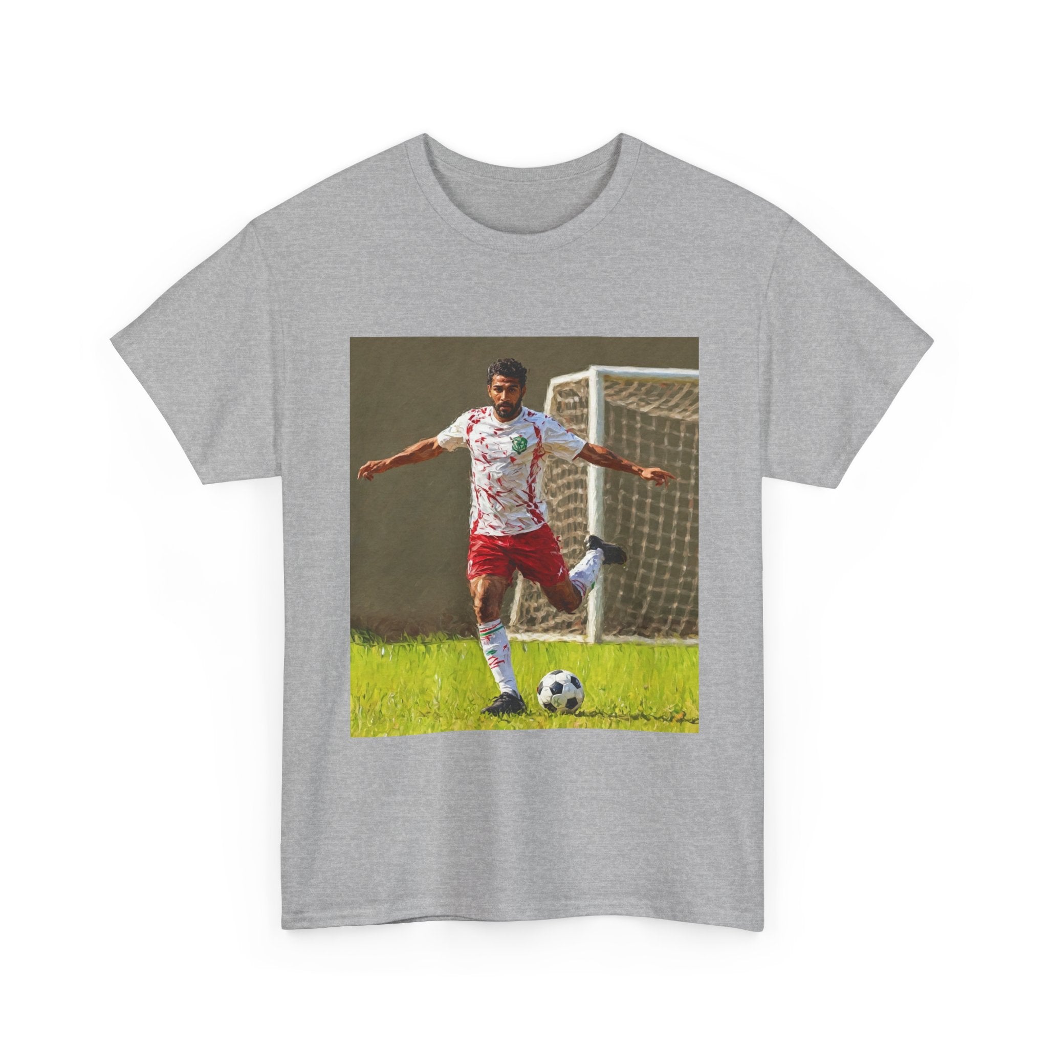 Soccer Player Photo Tee — Kickoff Goal Soccer T‑Shirt