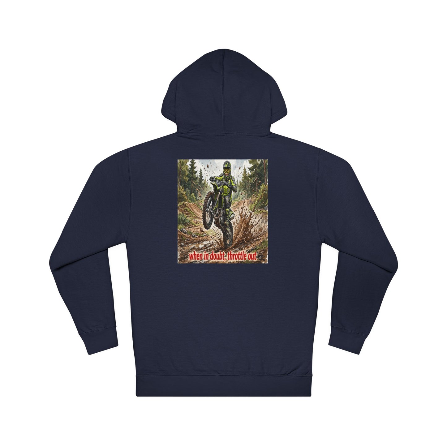 Motocross Rider Hoodie – Dirt Bike Jump Graphic Sweatshirt