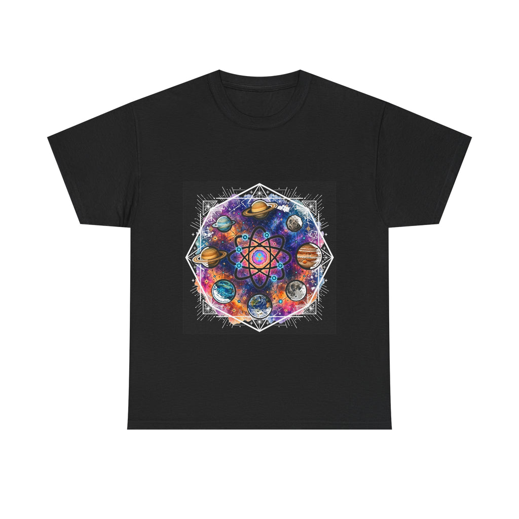 Cosmic Mandala Solar System T-Shirt