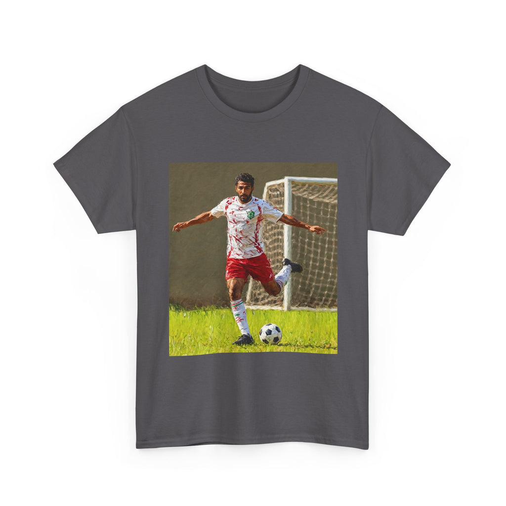 Soccer Player Photo Tee — Kickoff Goal Soccer T‑Shirt