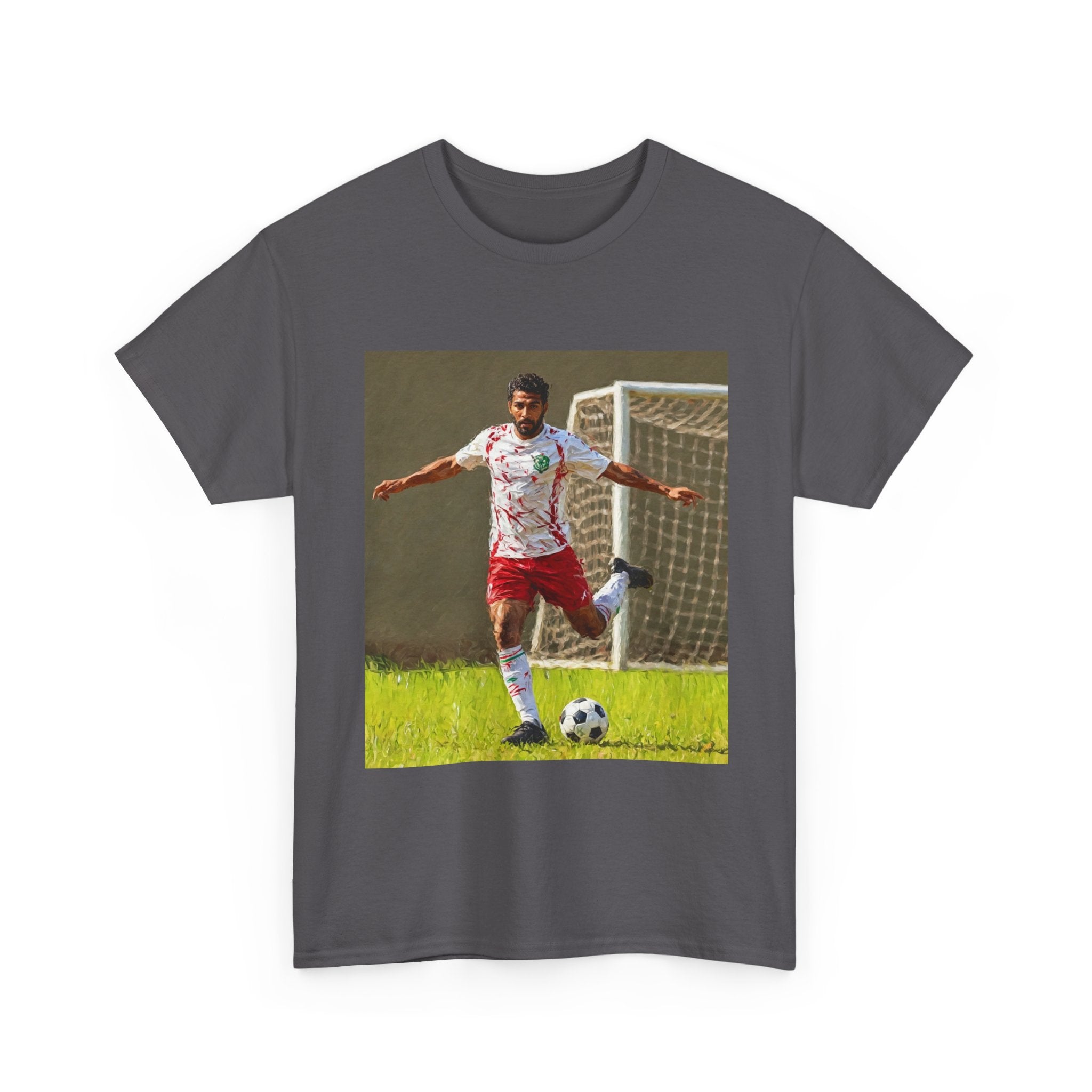 Soccer Player Photo Tee — Kickoff Goal Soccer T‑Shirt