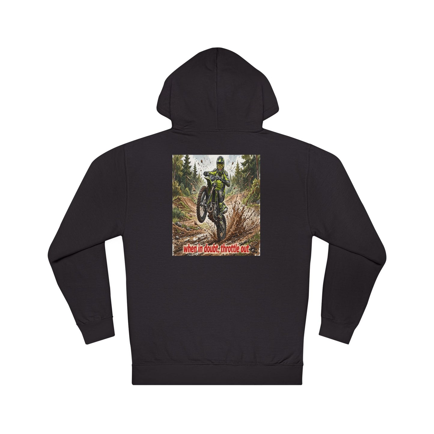 Motocross Rider Hoodie – Dirt Bike Jump Graphic Sweatshirt