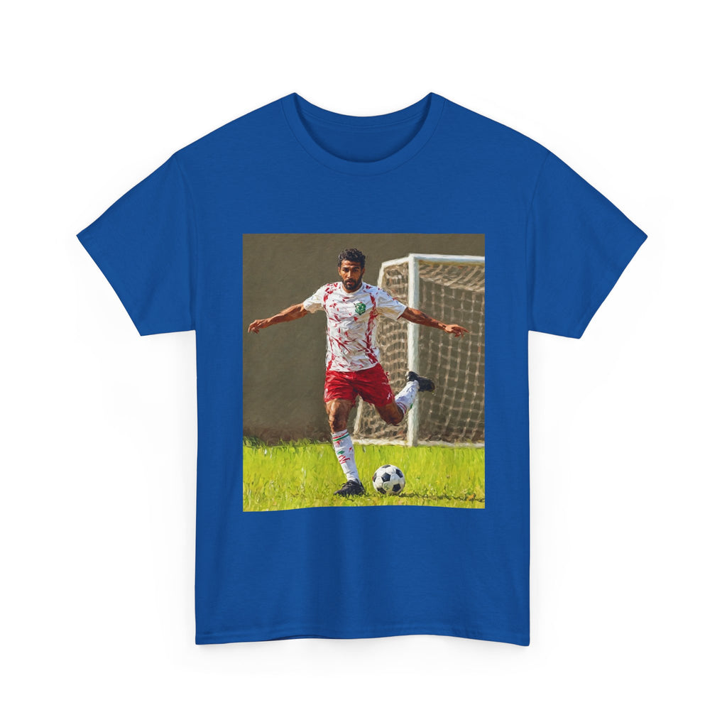 Soccer Player Photo Tee — Kickoff Goal Soccer T‑Shirt
