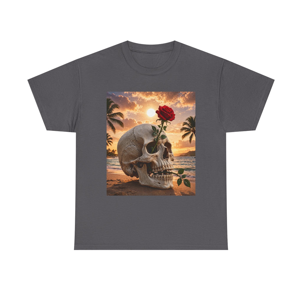 Skull & Rose Beach T-Shirt