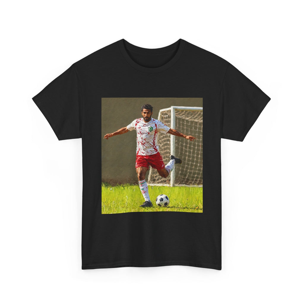 Soccer Player Photo Tee — Kickoff Goal Soccer T‑Shirt