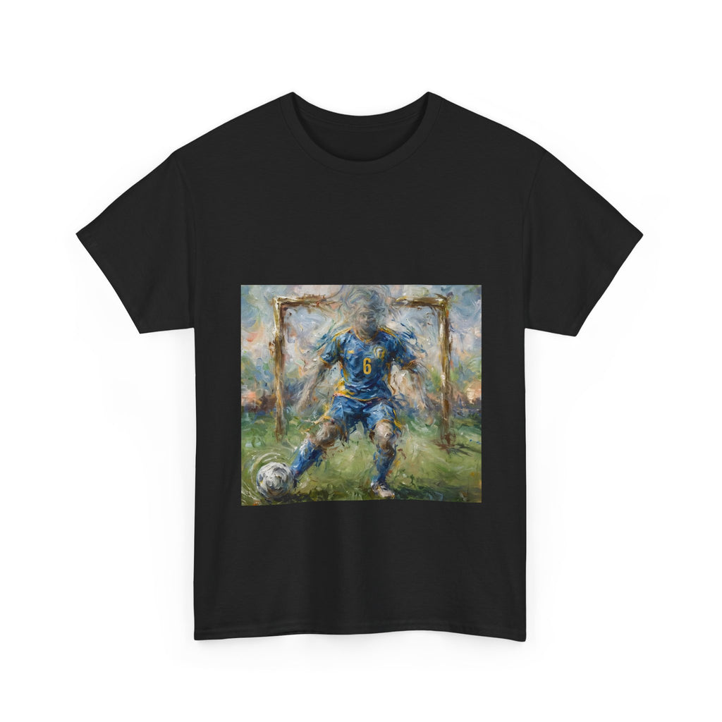 Soccer Player Impressionist Art Tee