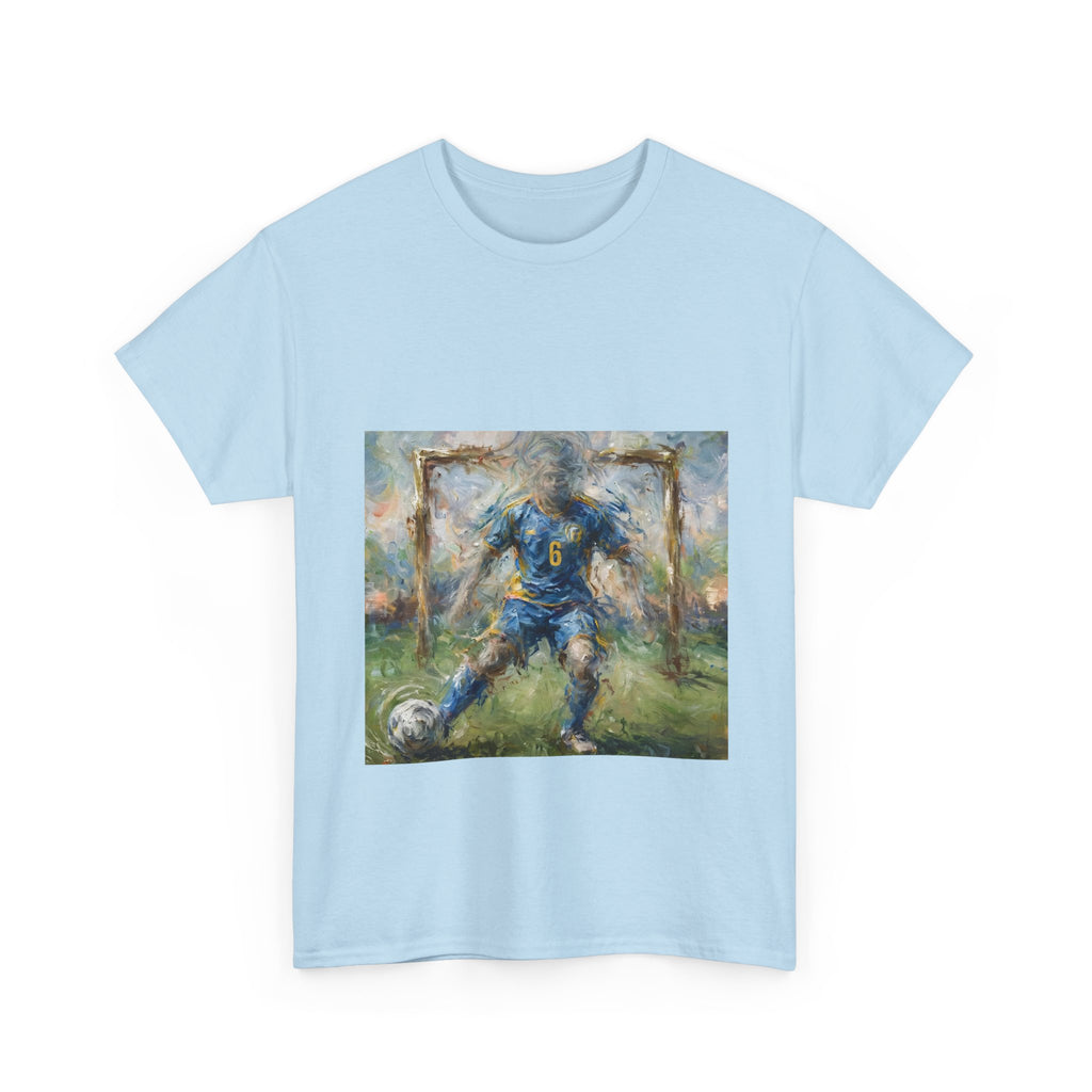 Soccer Player Impressionist Art Tee