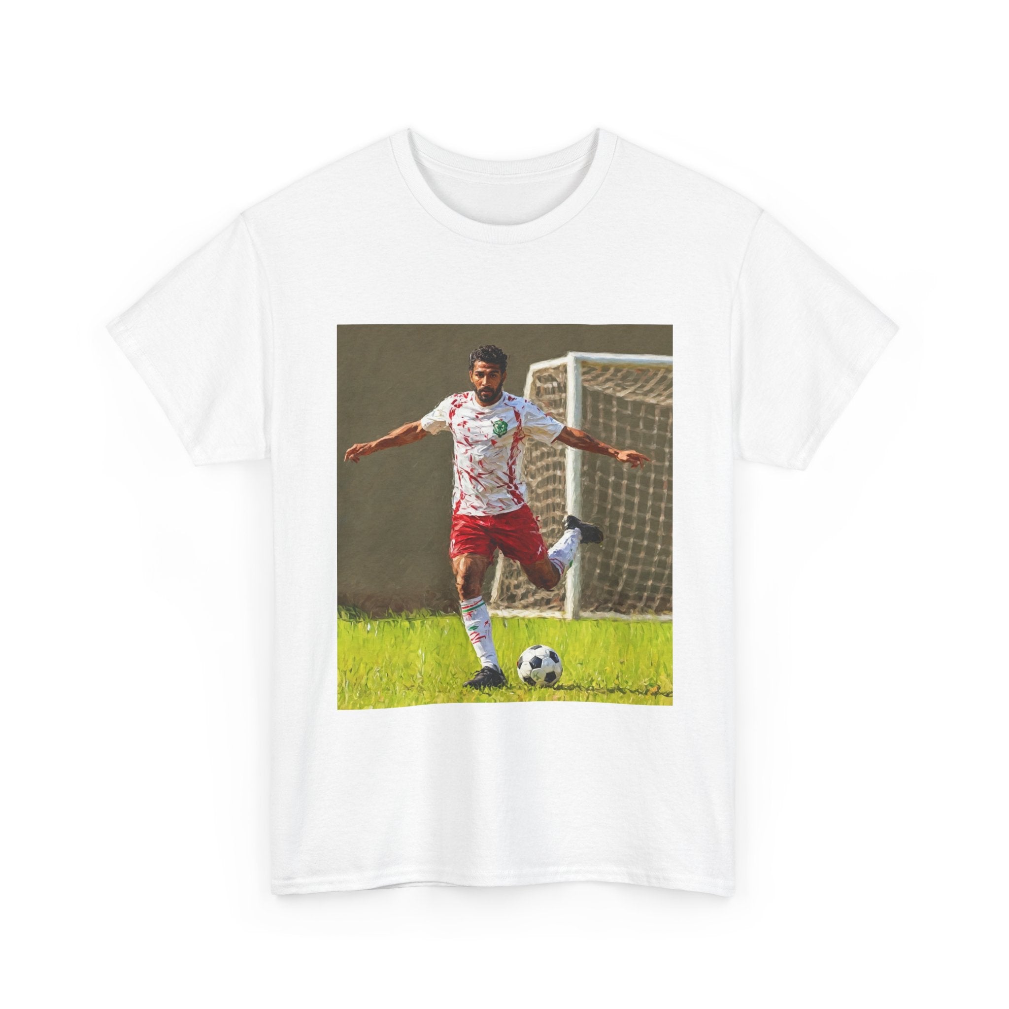 Soccer Player Photo Tee — Kickoff Goal Soccer T‑Shirt