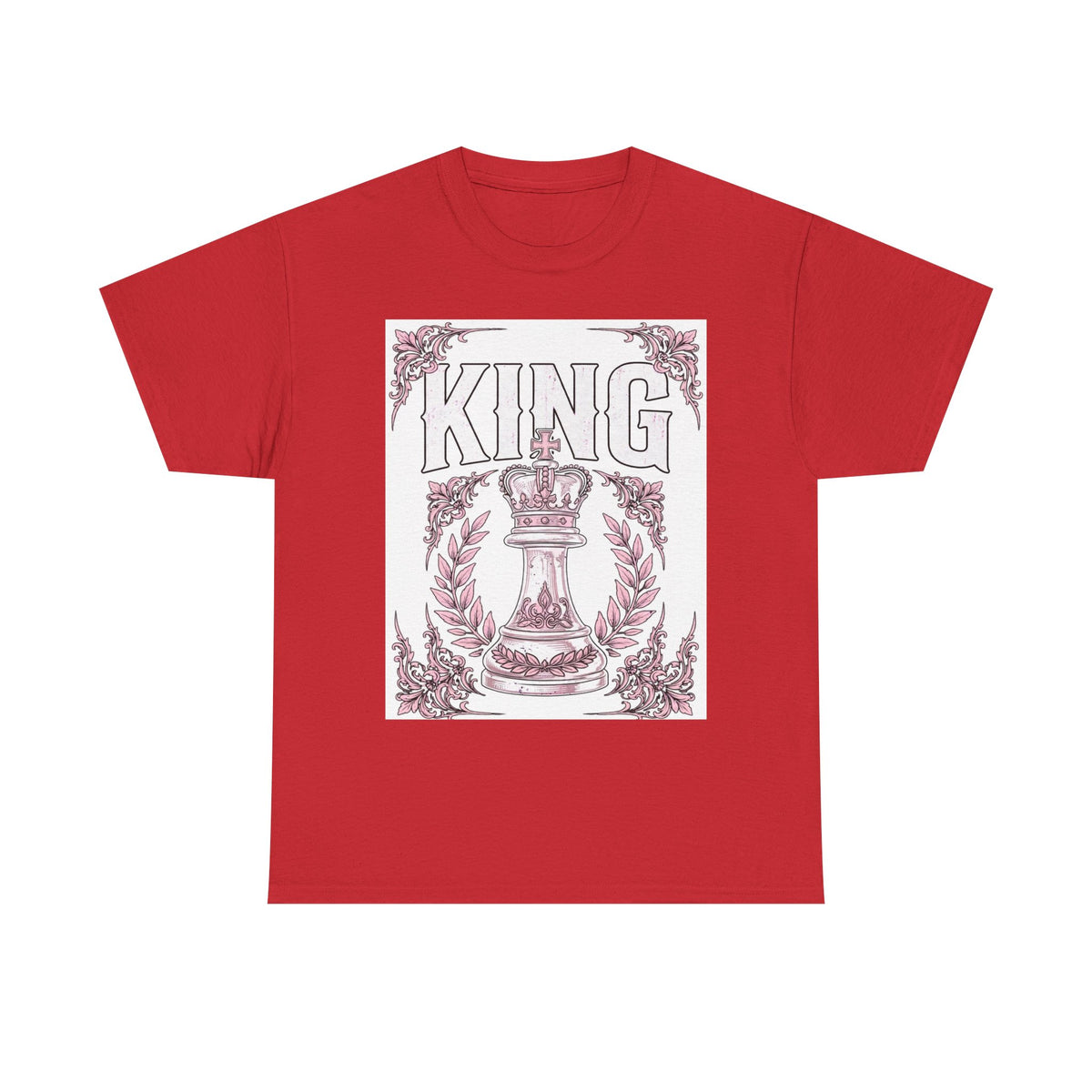King Chess Piece T‑Shirt — Vintage Crowned King Graphic Tee