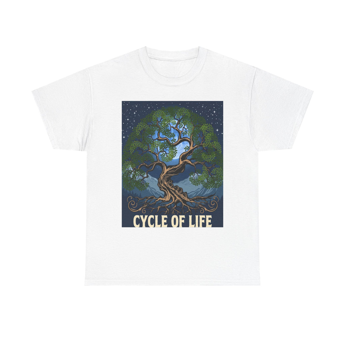 Cycle of Life T-Shirt — Tree of Life Graphic Tee